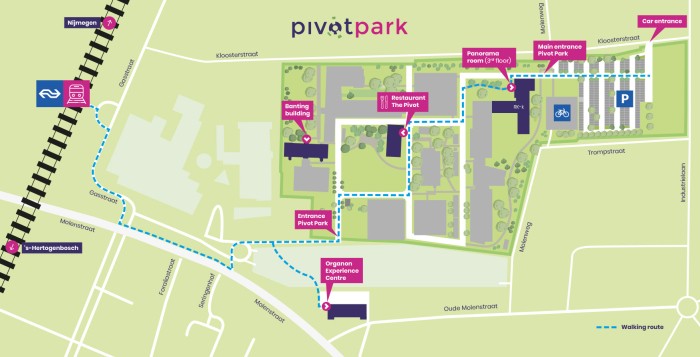 Plattegrond Pivot Park